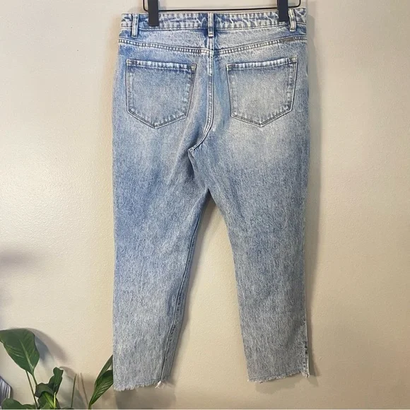 KanCan Collie High Rise Mom Jeans Distressed Blue‎ Jeans size 9/28 - Picture 6 of 14